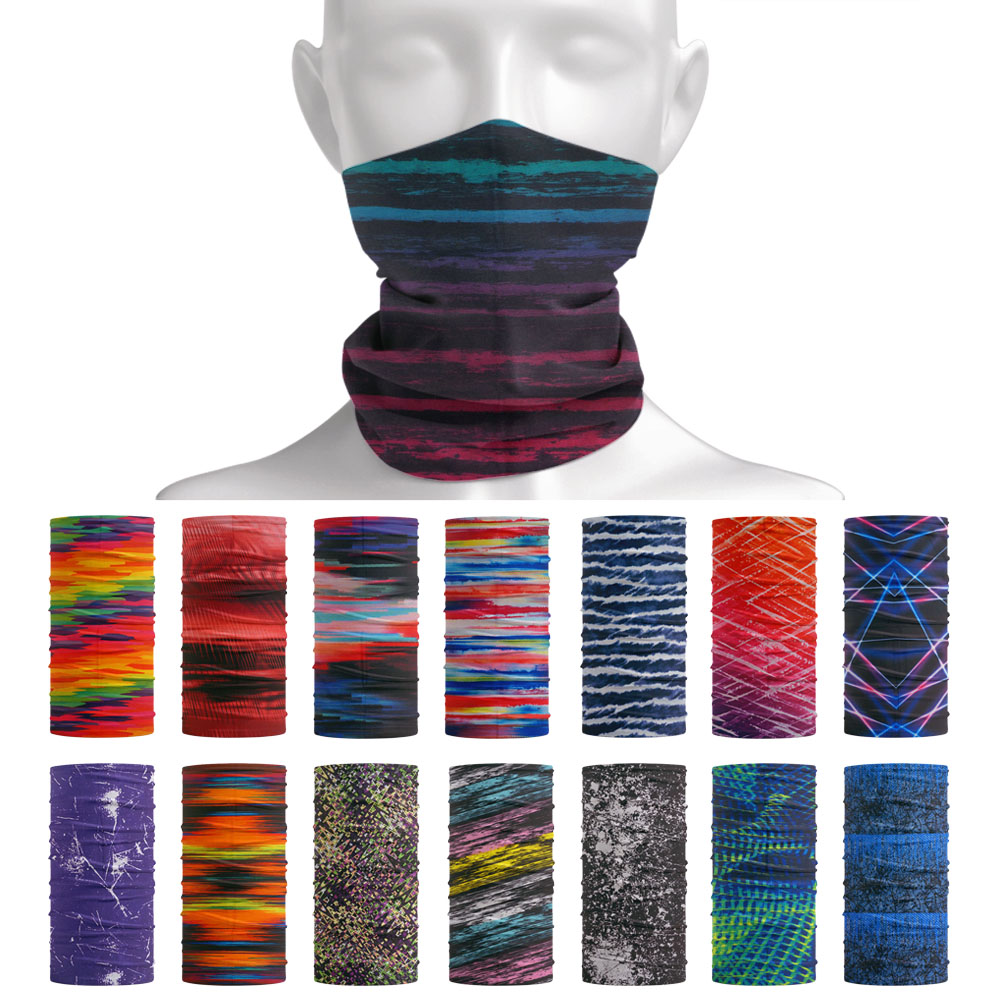 Headband Summer Knit - Tie-Dye Strepen Patroon Nekchef Outdoor Zomerhaar