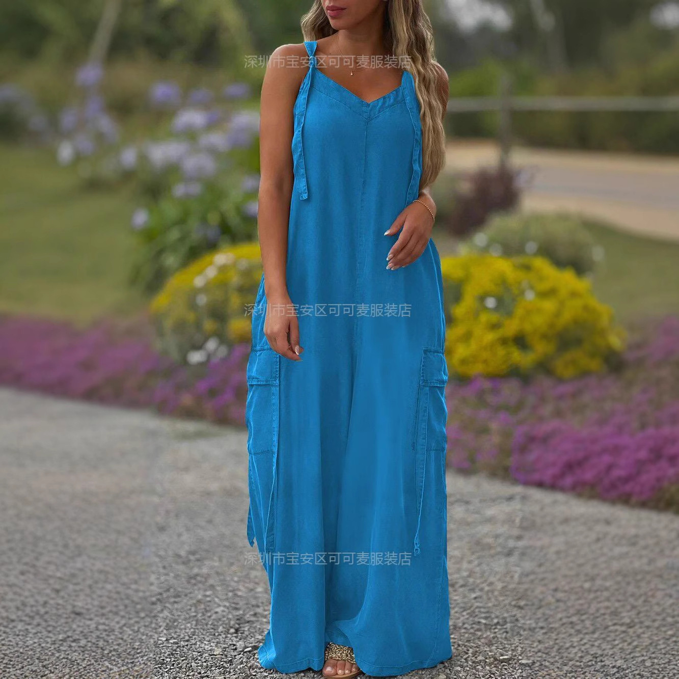 Jumpsuit Linen Relaxed - Losse zomer jumpsuit Casual linnen jumpsuit
