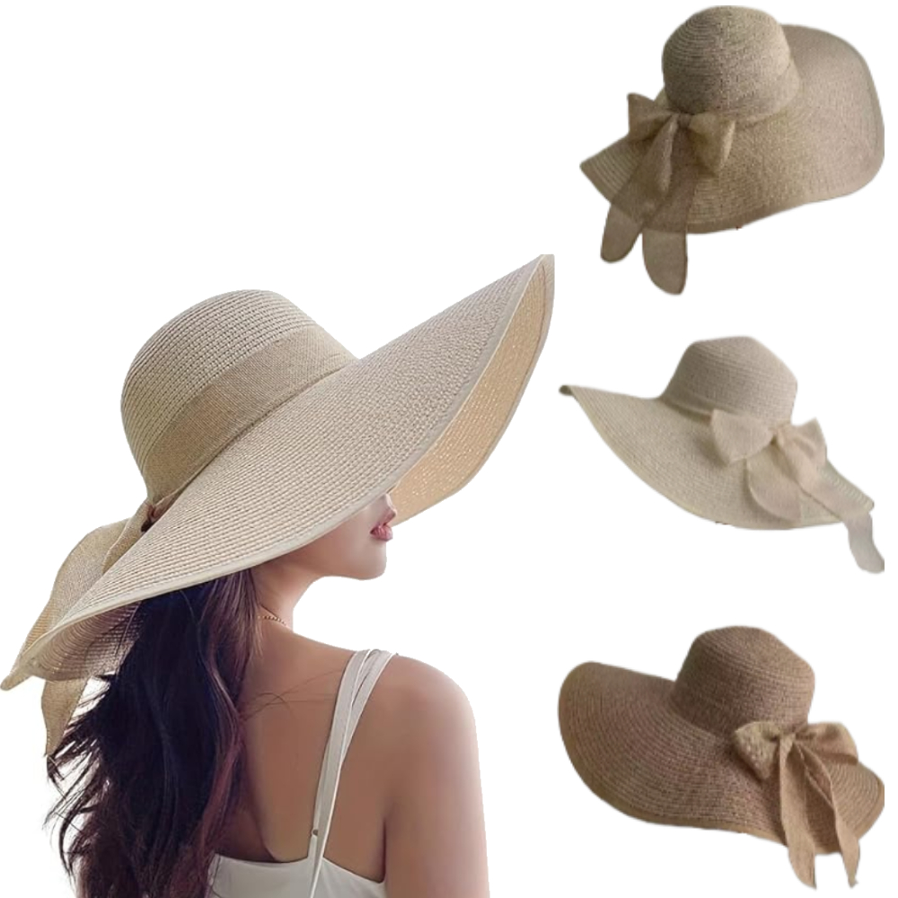 Hat Floppy Wide - Dames zomerhoed met brede rand, grote