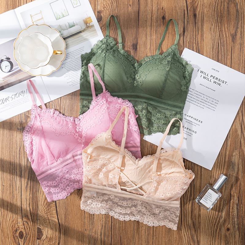 Bralette Triangle Set - 3d Sexy Kanten Lingerie Naadloze Sportbeha