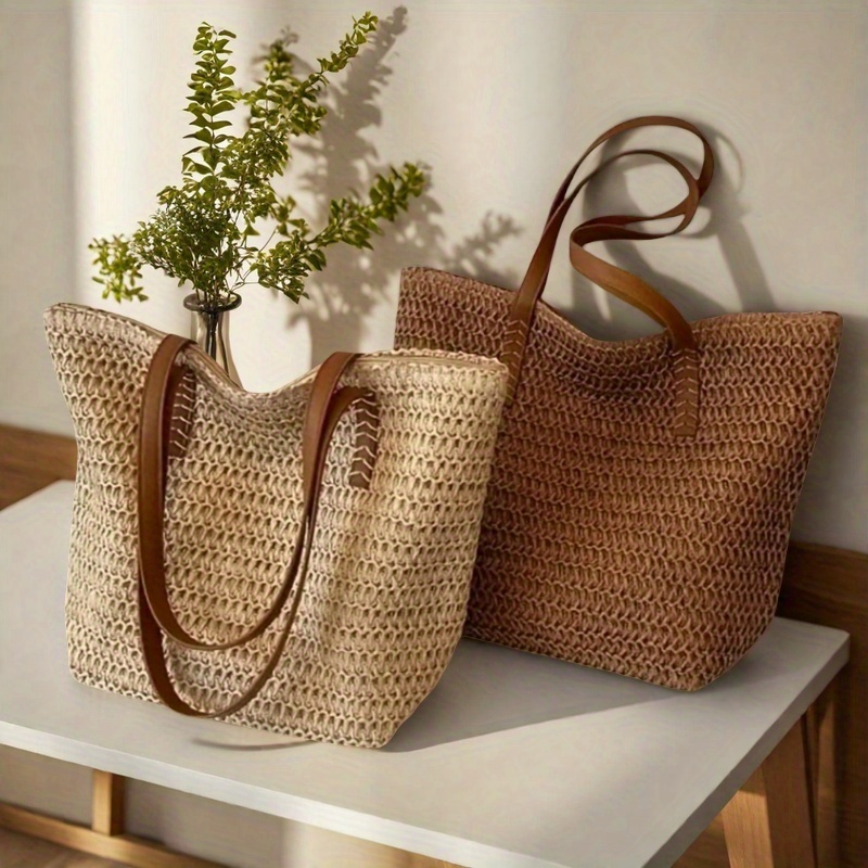 Modieuze en veelzijdige geweve - Crochet Bag Raffia recensie en prijs