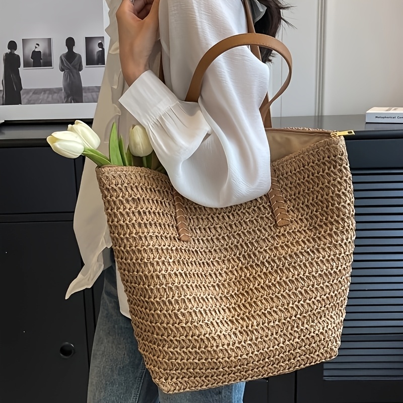 Modieuze en veelzijdige geweve - Crochet Bag Raffia recensie en prijs