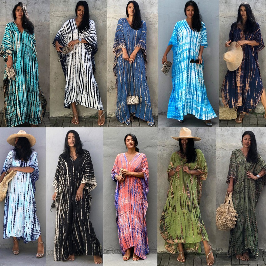 Plus Size Dames Strandkleding  - Cover Up Kaftan recensie en prijs