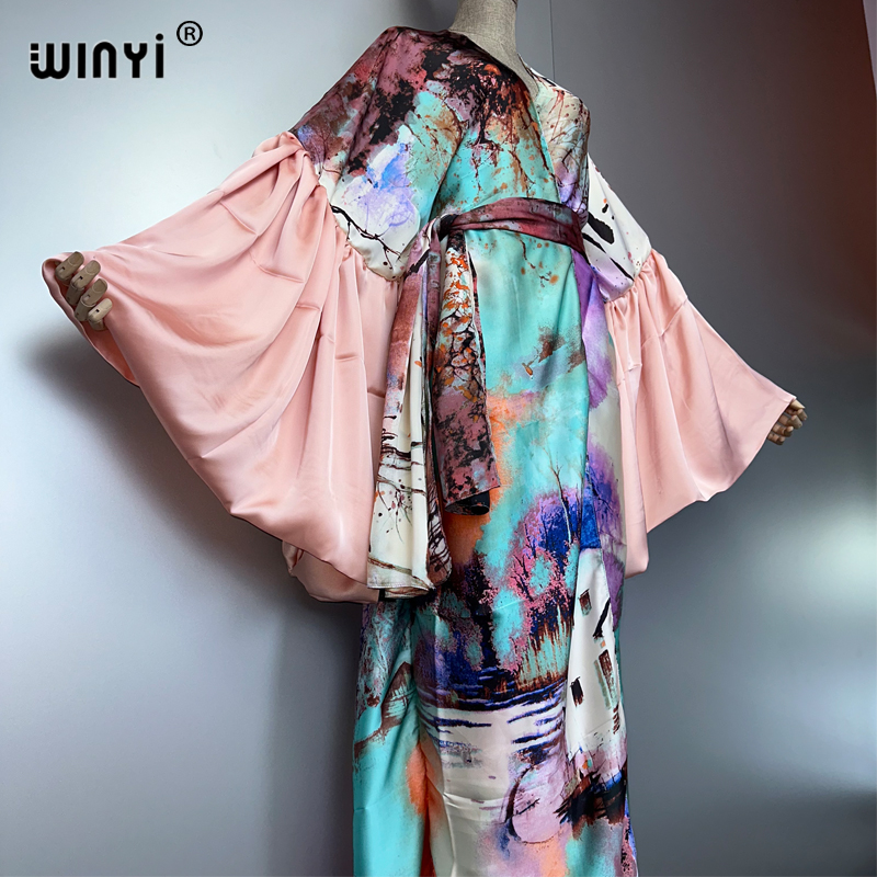 WINYI Zomer Kimono feestjurk S - Cover Up Kaftan recensie en prijs