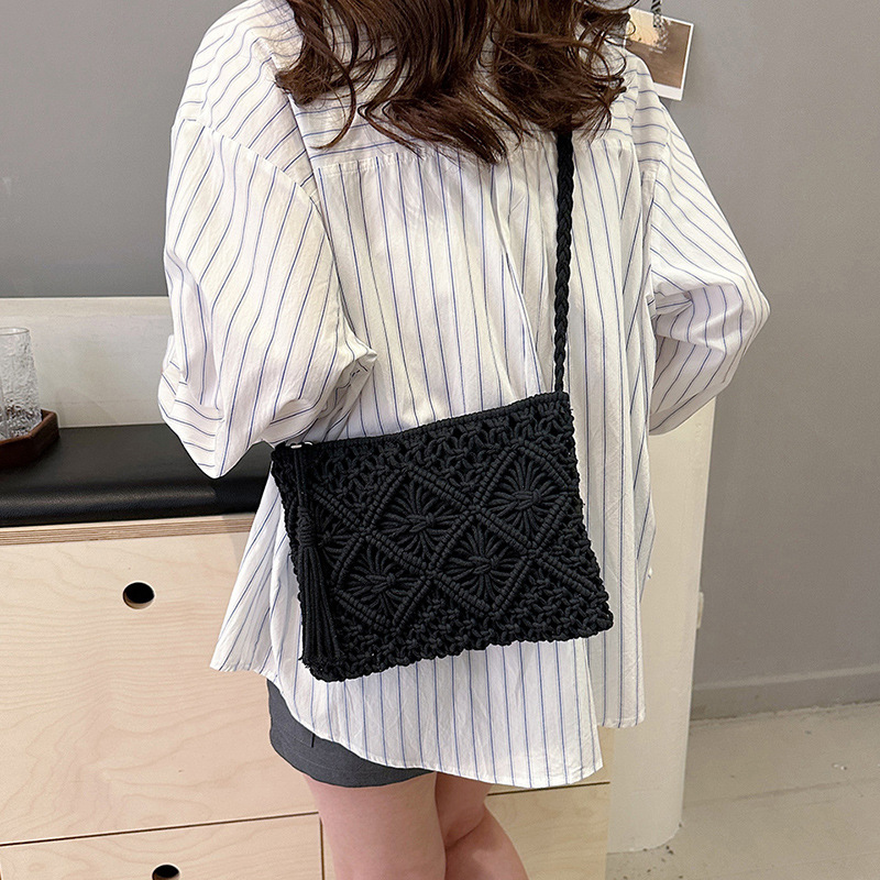 Mode Geweven Uitgeholde Schoud - Crochet Bag Raffia recensie en prijs