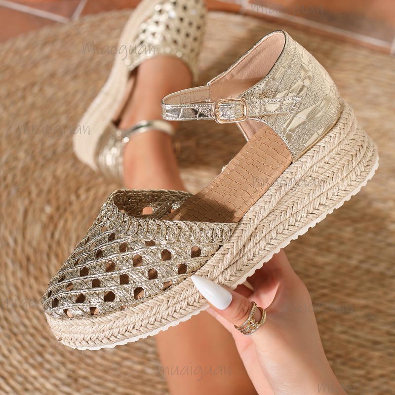 Boho Dames Espadrilles met ope - Wedge Espadrille Women recensie en prijs