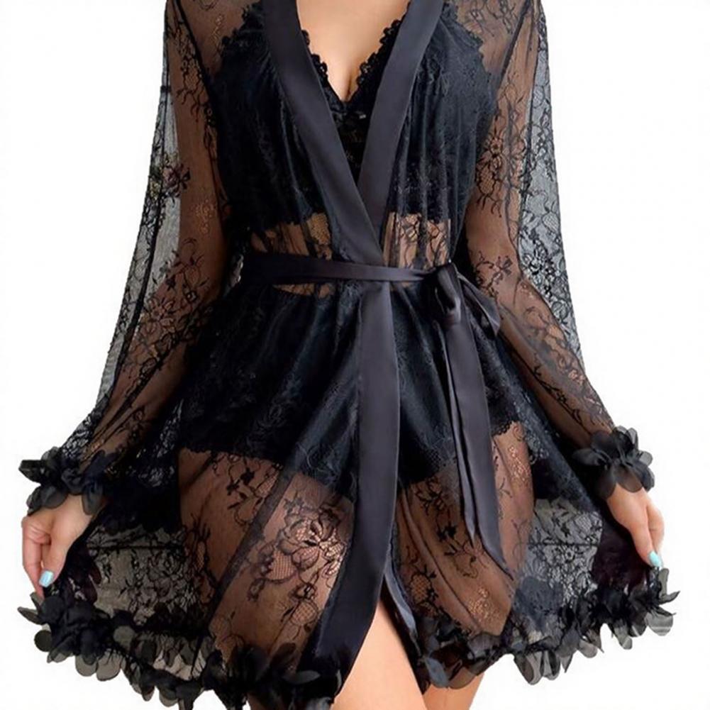 Sexy Nachtkledingset met Bloem - Kimono Sheer Floral recensie en prijs