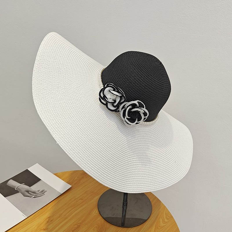 Twee Tonen Brede Rand Zomerhoe - Hat Floppy Wide recensie en prijs