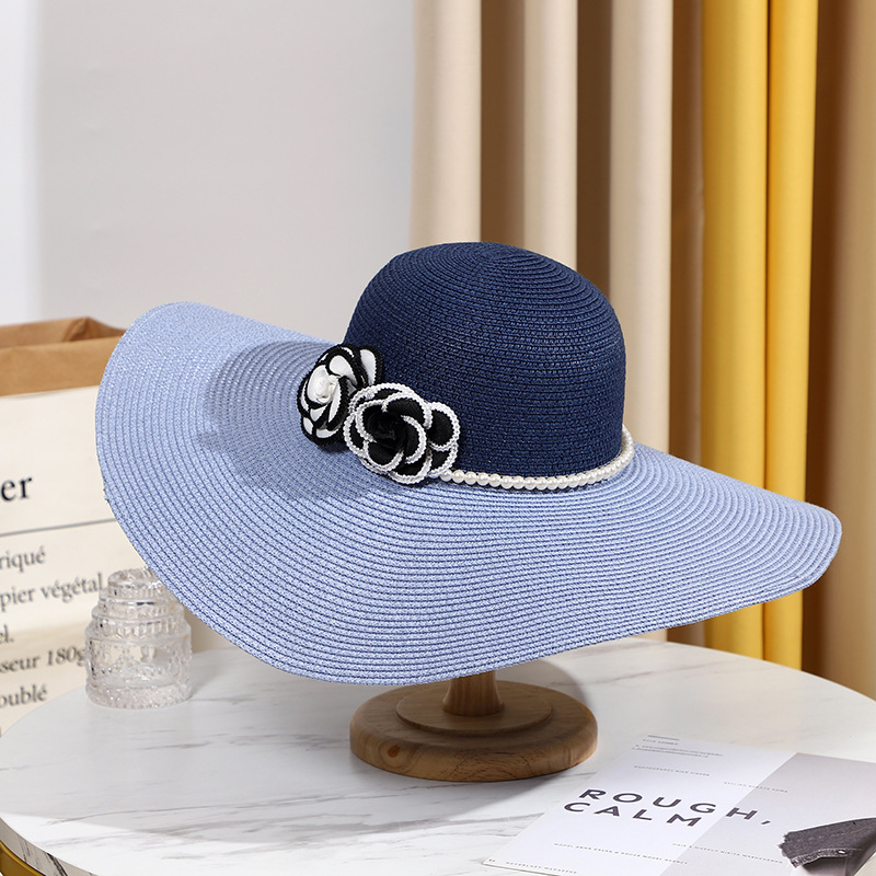 Twee Tonen Brede Rand Zomerhoe - Hat Floppy Wide recensie en prijs