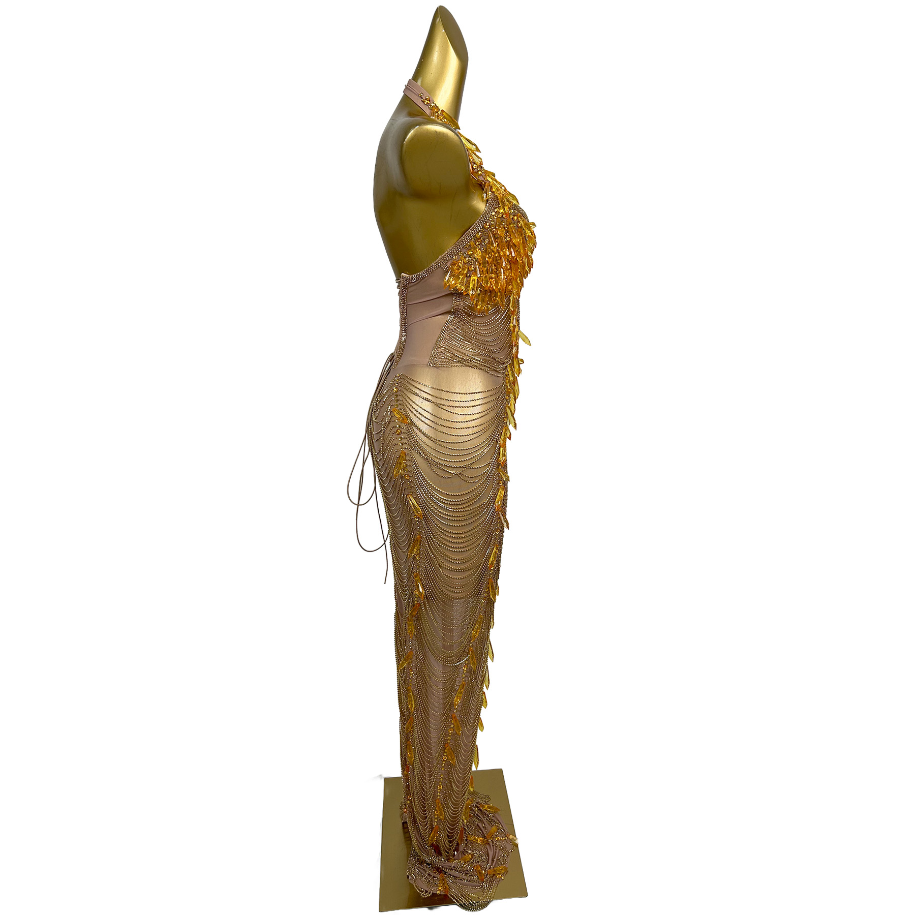 Ailisi Dames Luxe Gouden Krist - Maxi Dress Halter recensie en prijs