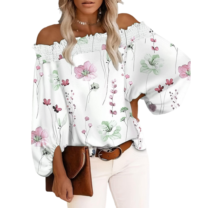 Plus Size Nieuwe dames casual  - Blouse Off Shoulder recensie en prijs