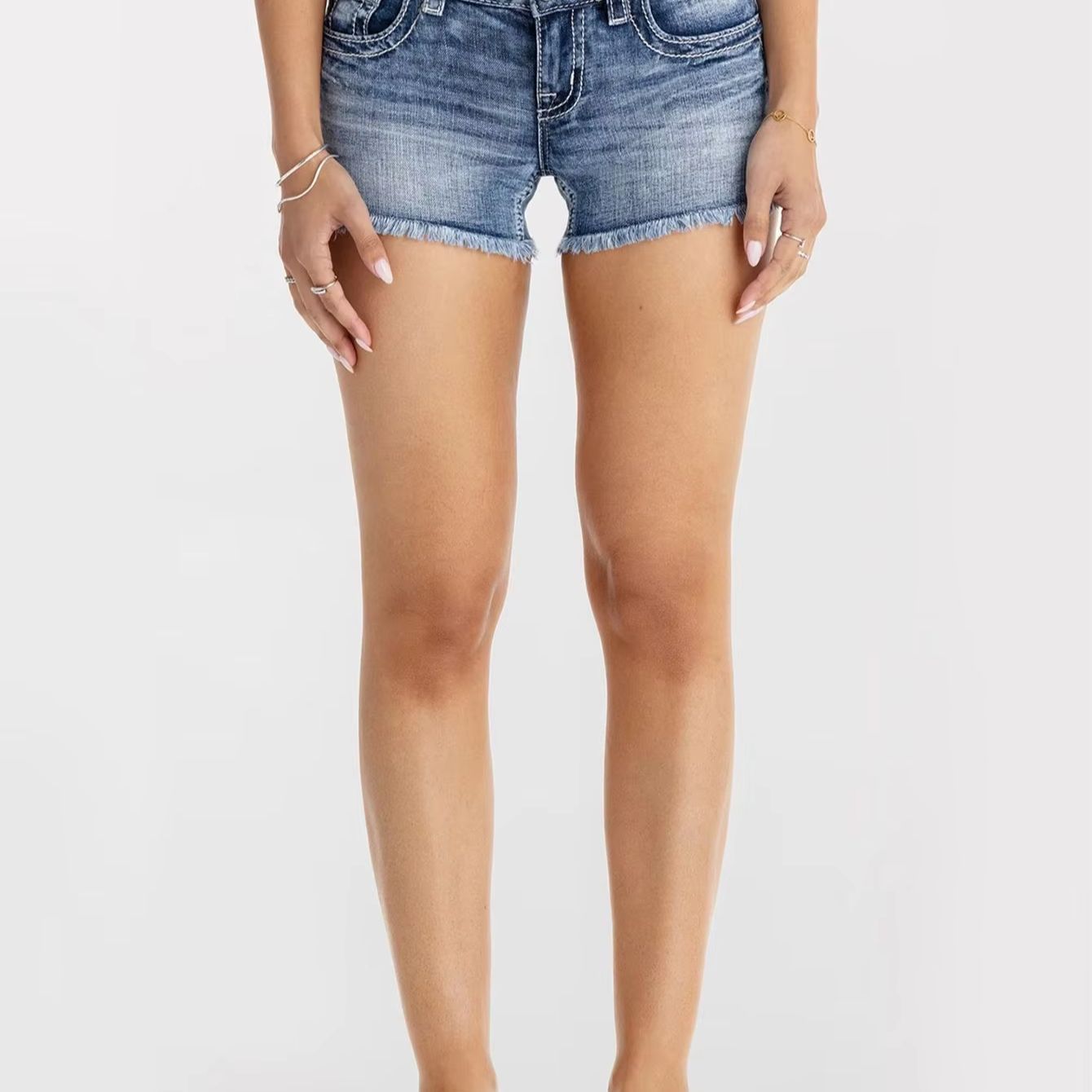 Dameskleding Vlinder Strass De - Shorts Denim Frayed recensie en prijs