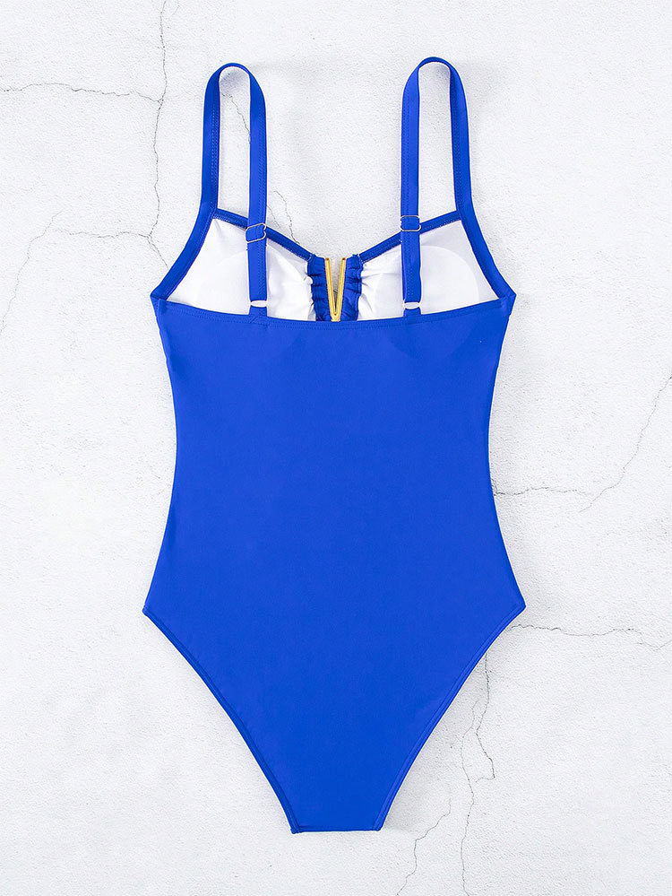 Cikini-Plain Ruched V-draad ba - Swimsuit Bikini Ruched recensie en prijs