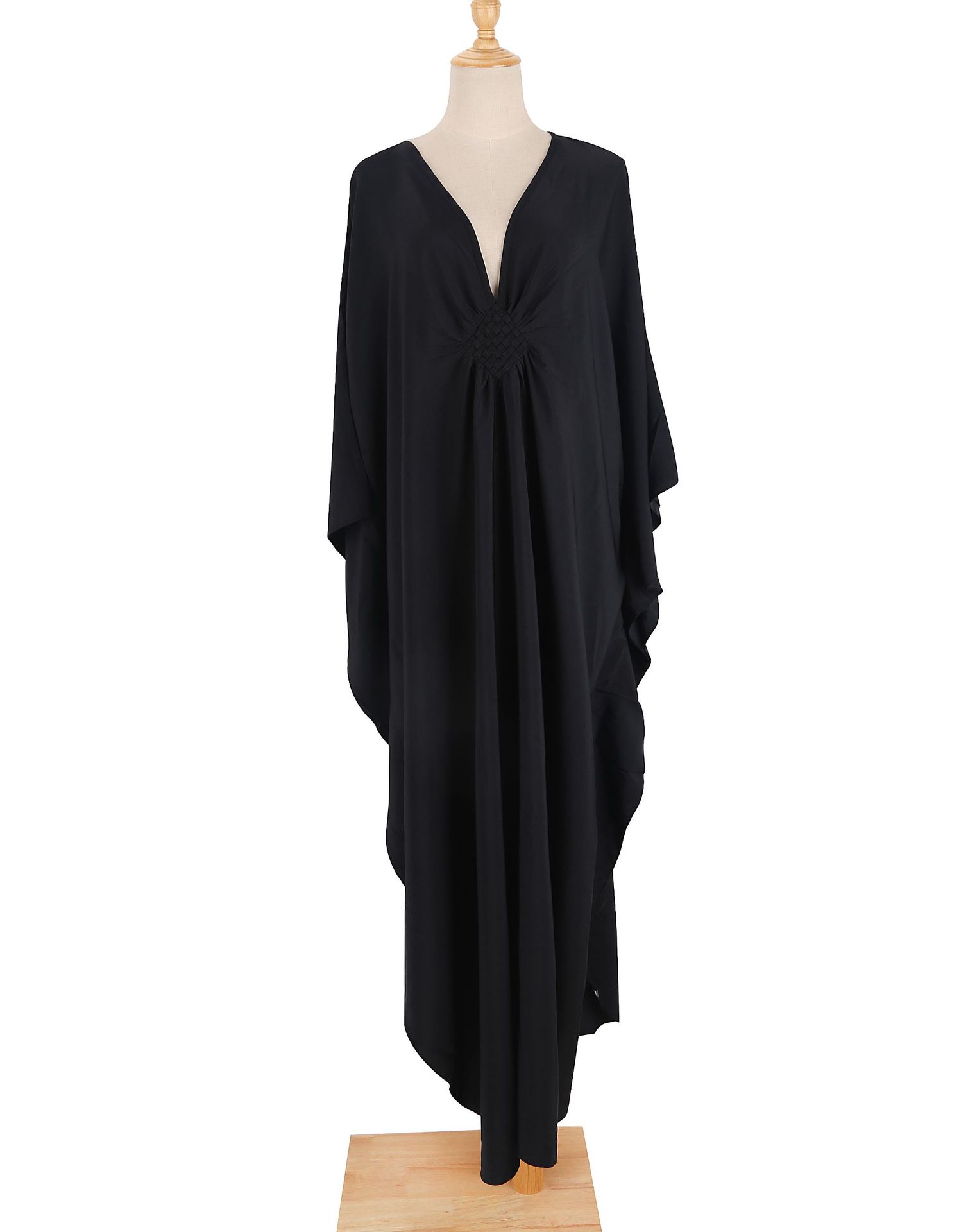 Dames Effen Kleur Cover-up V-h - Cover Up Kaftan recensie en prijs