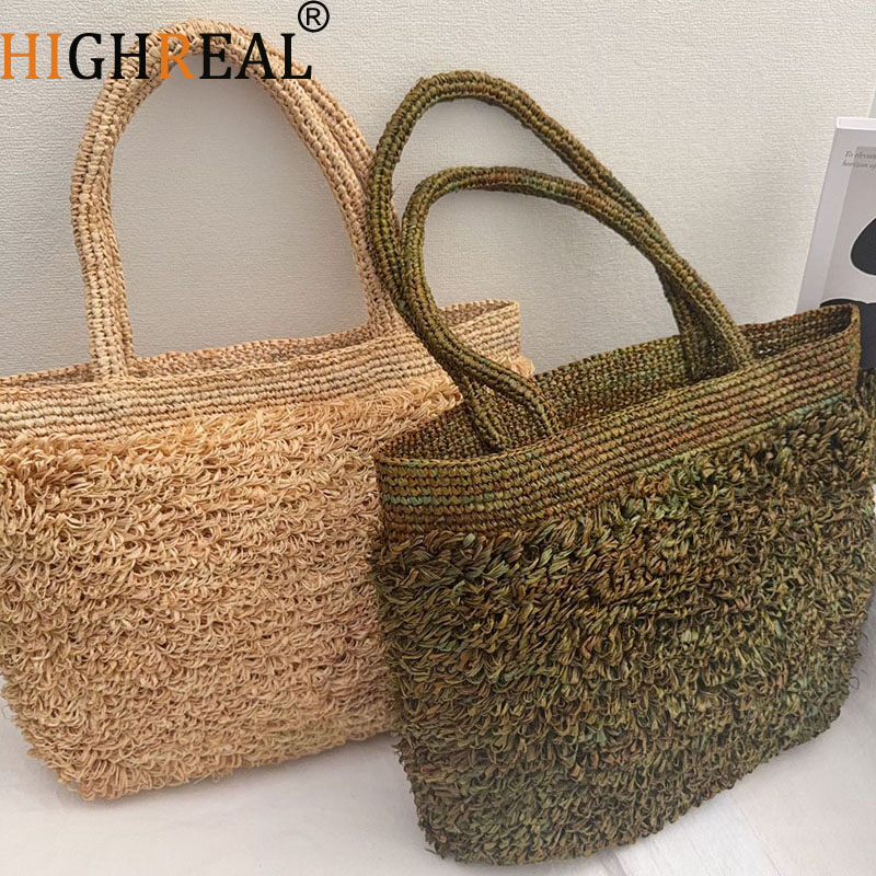 Luxe raffia stro tas, Boheemse - Crochet Bag Raffia recensie en prijs