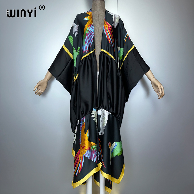 WINYI print boho kimono maxi s - Cover Up Kaftan recensie en prijs