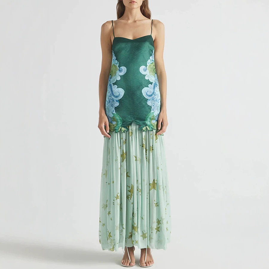 Shpmishal Dames 2-delige rokse - Midi Skirt Floral recensie en prijs