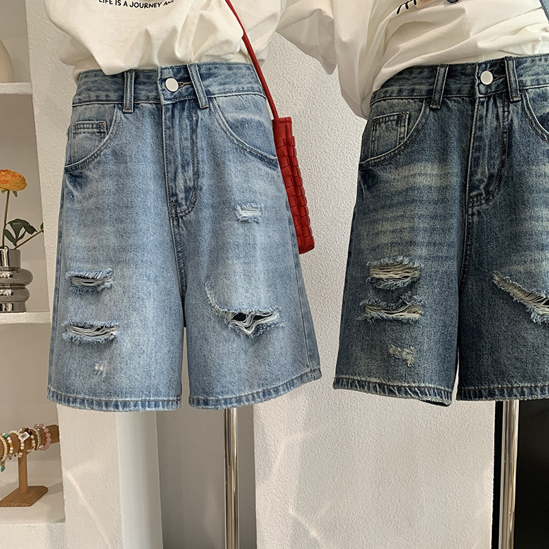 Denim korte broek dames jeans  - Shorts Denim Frayed recensie en prijs