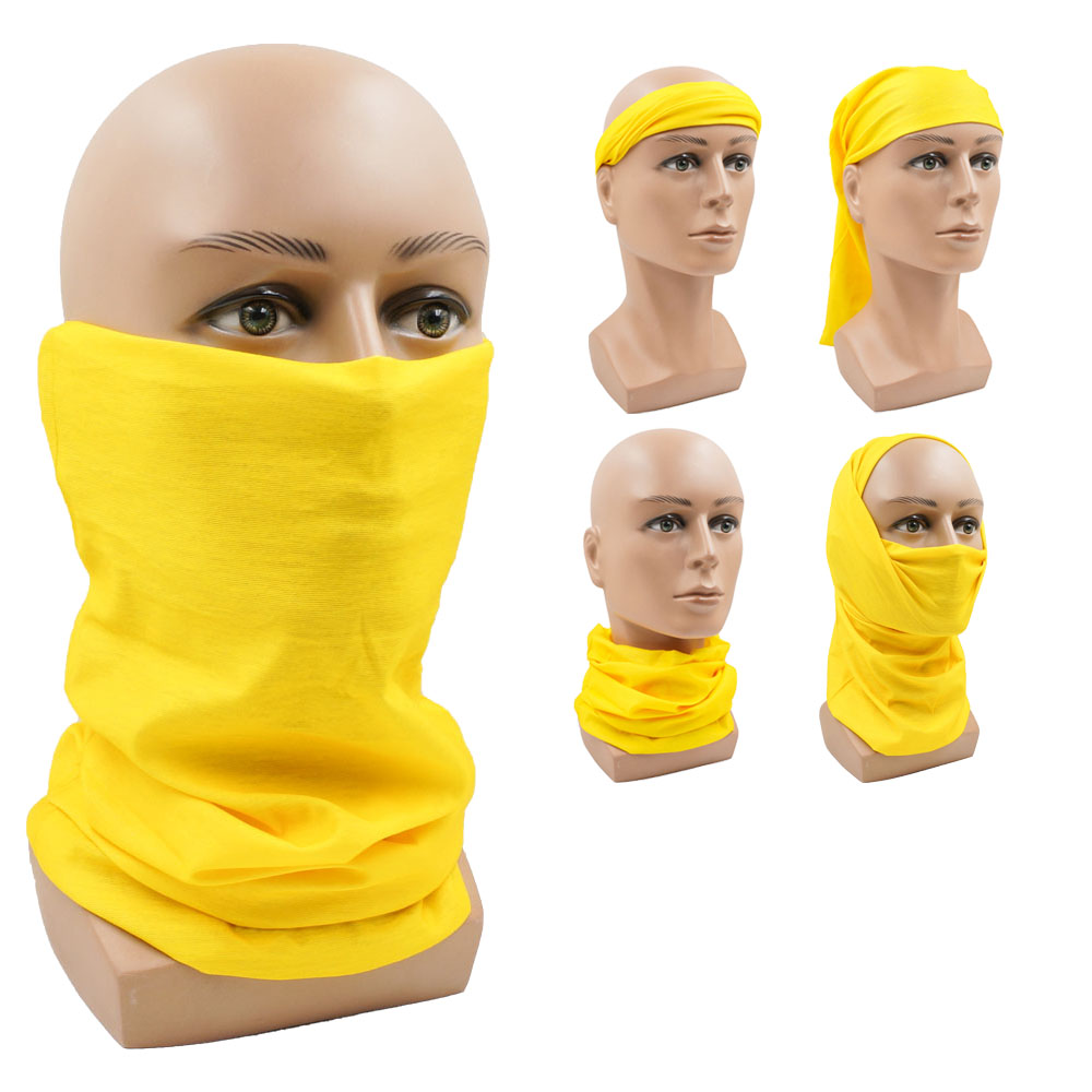 Gele multifunctionele fietsen  - Headband Summer Knit recensie en prijs